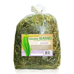 NATURAL-VIT SIANO Z SZAŁWIĄ 300G DLA GRYZONI I KRÓLIKÓW